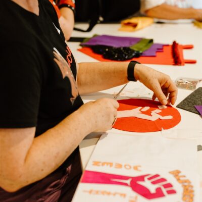 Changemakers: Crafting a Difference - Workshop with artist Tal Fitzpatrick - photographer Breanna Dunbar
