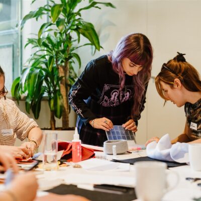 Changemakers: Crafting a Difference - Workshop with artist Tal Fitzpatrick - photographer Breanna Dunbar