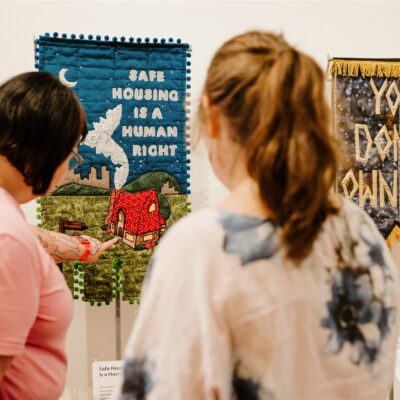 Changemakers: Crafting a Difference Exhibition at QVWC -  Photographer Breanna Dunbar